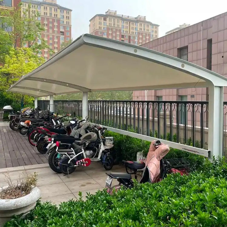 五家渠市膜结构电动车棚